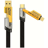 4 in 1 PD 27W Machinery Micro USB Fast Charging Type C Data Cables Cord 65W USB Type C Multi Port Quick Charge 3.0 Wire Line