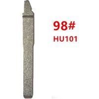 10pcs/lot 98# HU101 Original Blank Metal Uncut Flip Remote Key Blade for Ford Focus Car Remote Control Key Blade