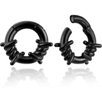 Twolobes 2PCS 316 Stainless Steel Round Ear Weights Hangers For Stretched Lobe Piercing Women Body Jewelry Gauges Tunnels