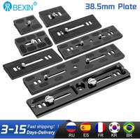 BEXIN 38.5mm Quick Release Plate with 1/4 screw Base Camera Mounting Plate Suitable For SLR Camera Arca Swiss Ball Head Tripod