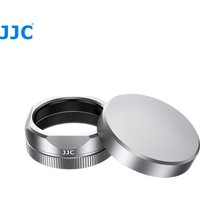 JJC Square Metal Lens Hood Shade With Lens Cap for FUJIFILM X Half Lens Hood Sun Shade for Fujifilm Compatible with UV Filters