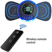 mini patch neck massager Portable intelligent electric back and shoulder massager with cushion and remote control