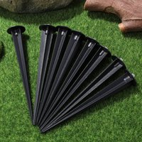 8 Pcs Outdoor Light Solar Ground Plug Garden Lights Aluminum Spikes Stakes Landscape Garden Decorative Lantern