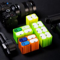 Selens TPU Air Bladder Camera Battery Case Bag Shockproof Protective Storage Box 8Color 2/3/4/5/6 Pack for Sony NP-FZ100 Battery