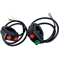 AliExpress NONE 22mm Motorcycle ABS Low Beam Handlebar Switch Horn Headlight Combination Button Switches Bike Scooter Universal Headlamp Switch