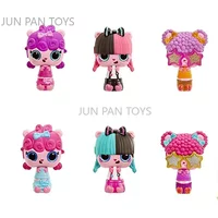 Pop Pop Hair Surprise 3-in-1 Doll with Long Brushable Hair Figure Collectible Girls' Toys for Children Model Christmas Gifts 1pc