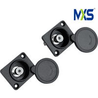 Electric Bike Lithium Battery Charging Port: XLR 3-Pin Female RCA DC5525 DC5521 Socket with Dust Cover