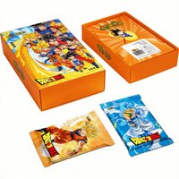 Dragon Ball Card Fighting Diamond Metal Collection Card Son Goku Vegetto Anime Character Collection Cards Game Toys Gift