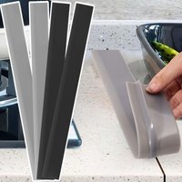 24 Inches Kitchen Stove Gap Strip Silicone Anti-Stain Oven Anti-spill Seal Easy to Clean Scalable Cabinet Sealing Strips