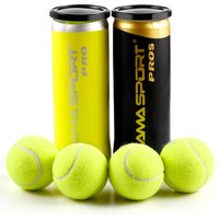 AMA MASTER Colored Padel Balls | 2/3-Ball Pressurized Can, Consistent Rebound, Durable for Padel Tennis