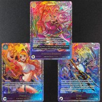 Self Made Proxy One Piece OPCG English May 2026 Treasure Cup Alt-Art Card Nami Bonney Enel Silver Game Collection Card Toy