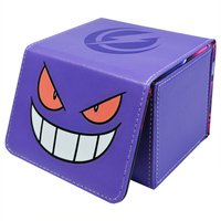 Anime Figures Gengar Deck Box Yugioh WS OCG PTCG Trading Cards Pu Leather Storage Collection Box 110+