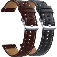 20 22mm Strap For Samsung Galaxy Watch 3 41 45mm Genuine Leather Band For Huawei Watch GT2 46mm For Samsung Gear S2 S3 Correa