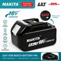 Für Makita 18V Akku, wiederaufladbarer 18V 6,0Ah Lithium-Akku, Makita 18V BL1840, BL1830, BL1850, BL1850B