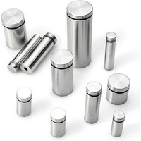 20-50Pcs Stainless Steel Glass Fasteners Advertising Board Fixed Nails Durable Spacer Holder Billboard Fixing Screws Standoffs