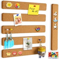 Cork Material Self Adhesive Cork Board Frameless Removable Pushpin Cork Board Self Adhesive Cork Wall Tiles Photos Wall Decor