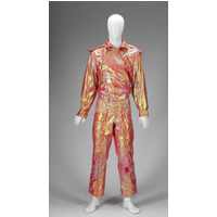 Custom Made Super Dancer Victory tour Working Day and Night Costume Adult Mens Top Pants