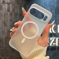 for Magsafe Matte Soft TPU Case for Google Pixel 9 10 Pro XL 7 8 6 10A 9A 8A 7A 6A Magnetic Wireless Charging Ultra Slim Cover