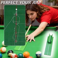 Training Aid Billiards Stroke Trainer Universal Beginner Friendly Aiming Practice Cue Durable Stroke Correction Tool