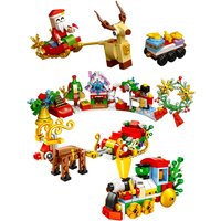 Christmas Advent Calendar Boxes DIY Building Blocks Christmas Tree Santa Claus Deer 24 Days Countdown Calendar Blind Boxes Gifts