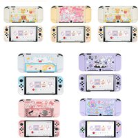 GeekShare Protective Case Kawaii Cartoon Design Split Cover Protective Shell For Switch Oled NS Console Accessories