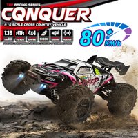 4WD 1:16 80KM/H Super Brushless 50KM/H Brushed RC Car 4x4 Off Road Remote Control High Speed Drift Racing Truck Buggy Toy Gift