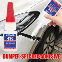 LOOLIFL 496 Super glue,universal strong repair glue,car bumper repair,rearview mirror base,damaged crack repair,carshell,plastic