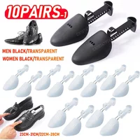 1-10Pairs Shoe Stretcher Women Men Adjustable Shoe Trees for Men Women Plastic Portable Shoe Shaper Stretchers Holder 22-31CM