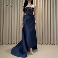 Prom Dresses 2026 New Navy Blue Strapless Evening Gown Beaded Corset Formal Dress, Платье для вечера выпускного Customized