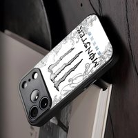 M-Monsteres Phone Case Glass Healthy For IPhone17 Air 16 15 17 14 Pro Max 13 12 11 X XS XR Plus For Samsung S 26 24 23 22 Ultra