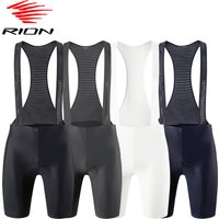 RION – short de cyclisme pour hommes, collants à bretelles avec bretelles, pour motard, coussinet 3D, jambes sans couture 5H, Pro, été