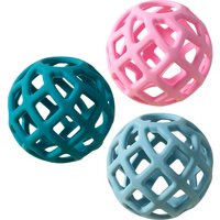 Color Kids 1PCS New Baby Silicone Ball Teether Toy Ball Shape Chew Toy Oral Health Care Infant Teething Toys Soft Safe Teether