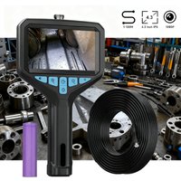 2–100 m Endoskop, 8-mm-Kamera, 1080P HD, 4,3-Zoll-Bildschirm, Endoskop, IP67, abnehmbares Design, 2600 mAh, Inspektionskamera für Rohrleitungen