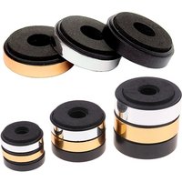 4pcs Speaker Shockproof Stand Feets Audio Active Speakers Plastic Repair Parts DIY For Home Theater Sound System Holder Bracket