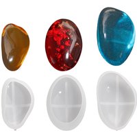 Irregular Special NieNieLe Silicone Mold DIY Handmade Stone Pebble Jelly Decoration Soap Ornament Resin Mold Home Crafts Casting