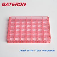GATERON Switch Tester Pink Black Blue Transparent Color 5 X7 Customized DIY Gaming Mechanical Keyboard Acrylic