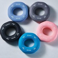 Silicone Adjustable Hand Grip 20-90LB Finger Gripping Ring Forearm Trainer Carpal Expander Muscle Workout Exercise Gym Fitness