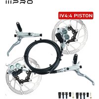 AliExpress NONE IIIPRO Bicycle Hydraulic Disc Brake 850/1550mm Front and Rear 4 Piston Hydraulic CNC Oil Pressure Mountain Bike XC DH AM Brake