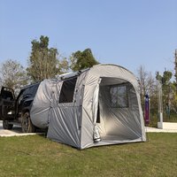 Dual-Use SUV Tent for Camping,Big Space 2 Person Car Tent for Family, Outdoor Gazebo with Screen Window,Portable Carry Bag