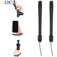 JJC 2 Pack Leather Hand Wrist Strap Lanyard String Adjustable Wrist Straps for DJI Osmo Action Pocket 3 Insta360 Smartphones