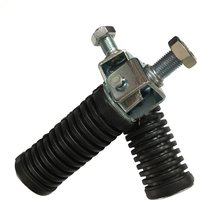 1Pair Universal Motorcycle Rear Pillion Footpegs Footrests Foot Pegs Rests 10mm Thread Motorcycle Pedal Pads Motorcycle Parts
