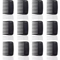 New 12 PCS Pocket Plastic Comb Super Wide Tooth Combs No Static Beard Comb Small Hair Brush Hair Styling Tool