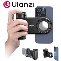 Ulanzi MA35 Phone Camera Grip Handle MagSafe Phone Clamp 15M Bluetooth Remote For iPhone 15/14/13 Vlog Selfie Live Stream
