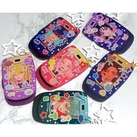 ALIEN STAGE Phone Keychains Double Sided Large White Star Clasp Mizi Sua Till Ivan Hyuna Luka Alnst Original Acrylic Handmade