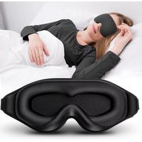 3D Sleep Mask Contoured Cup Blindfold Concave Molded Night Eye Mask Block Out Light with Women Men