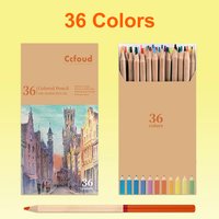 Erasable colored pencils (24/36/48/72 colors) are specially formulated for drawing,oil- based,and suitable for art artist