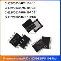 10-100PCS CH32V003A4M6 CH32V003F4P6 TSSOP20 CH32V003J4M6 SOP8 CH32V003F4U6 industrial grade 32-bit general-purpose RISC-V MCU