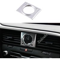 Car Center Console Clock Panel Cover For Lexus RX 200t 300 450h 2016 2017 2018 2019 2020 2021 Frame Trim ABS Matte Accessories