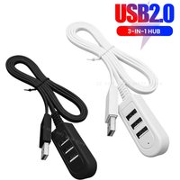 3 In 1 USB HUB Splitter Socket Multi-function USB Charger USB Port Hub High Speed Data Transfer For PC Laptop 30cm/120cm USB Hub