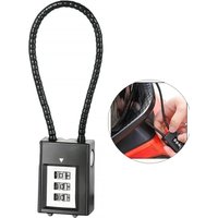 3 Digit Combination Lock,Combination Cable Lock - Scratch-Resistant Paint Finish for Home Locking and Safety